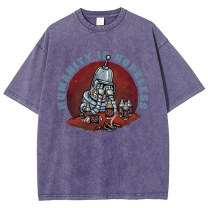Humanity Is Hopeless Vintage Distressed T-shirt