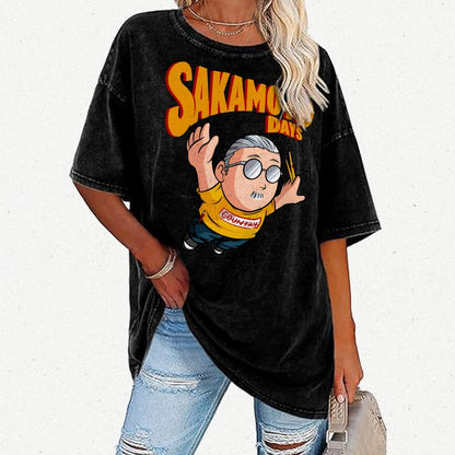 Flying Sakamoto Vintage Distressed T-shirt