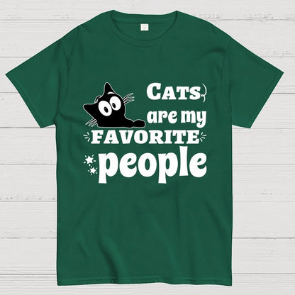 Cats Are My Favorite People Unisex Geek T-Shirt
