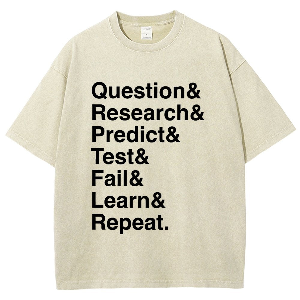 Scientific Method Vintage Distressed T-shirt