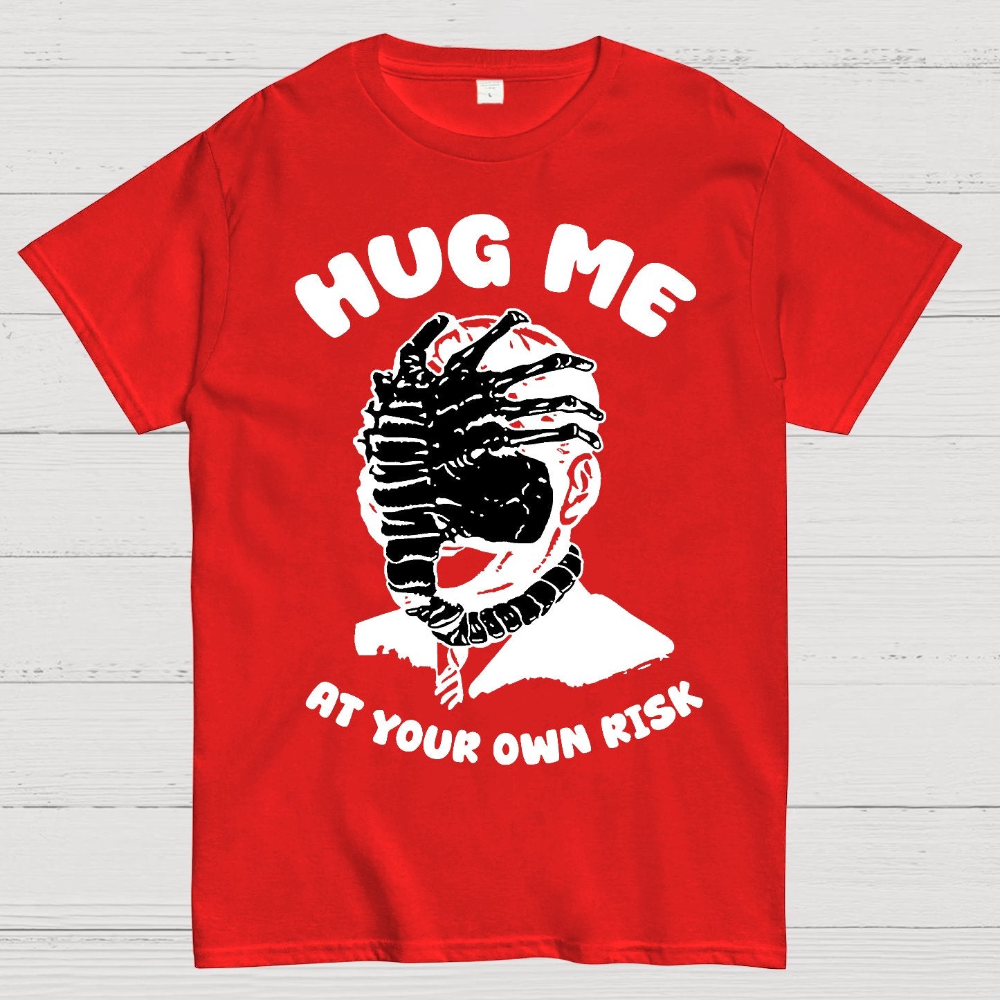 Hug Me At Your Own Risk Geek T-Shirt