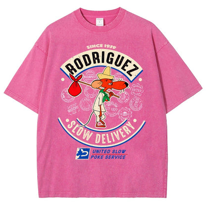 Slowpoke Delivery Service Vintage Distressed T-shirt