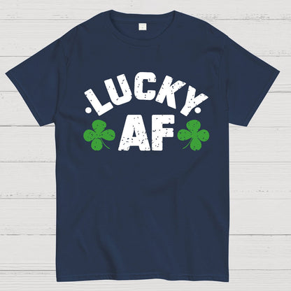 Lucky Af St. Patrick's Day Geek T-Shirt