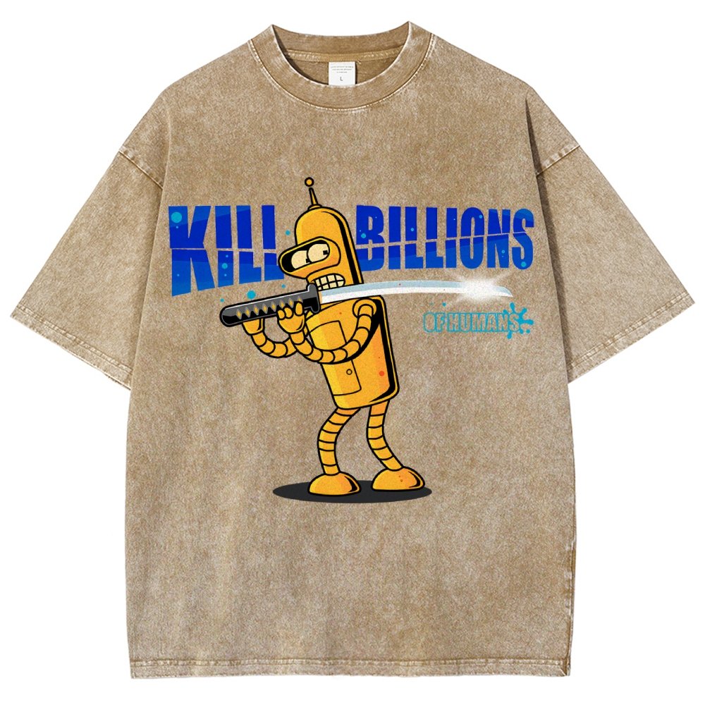 Kill Billions Vintage Distressed T-shirt
