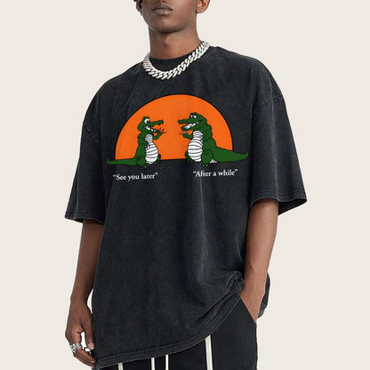 See You Later Alligator Vintage Distressed T-shirt
