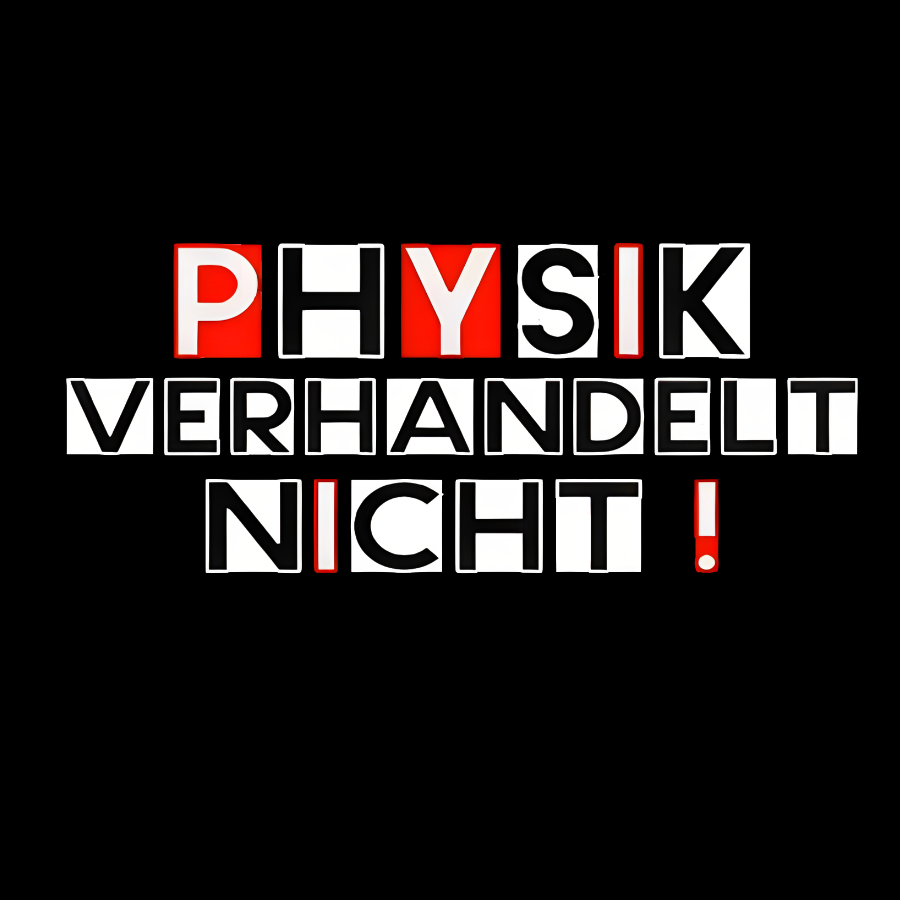 Physik verhandelt nicht Geek T-Shirt