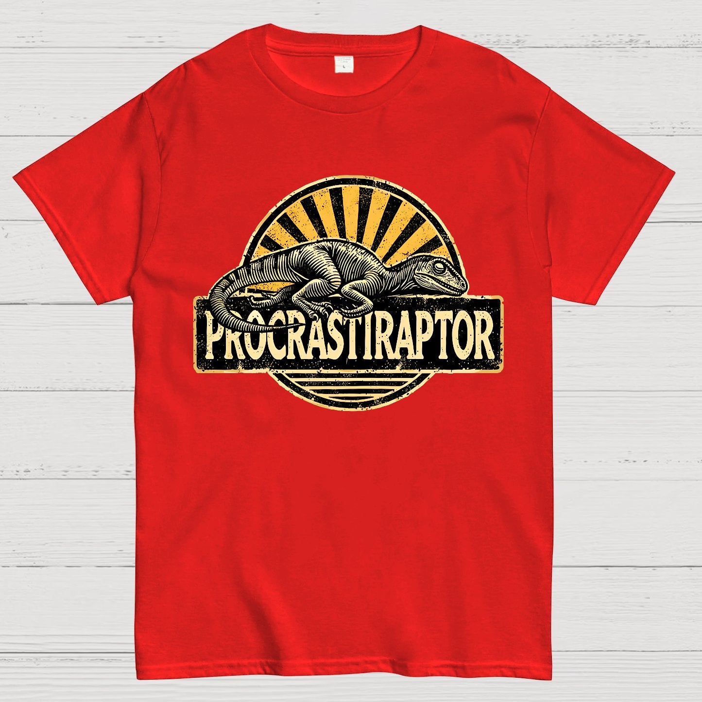 Procrastiraptor Geek T-Shirt