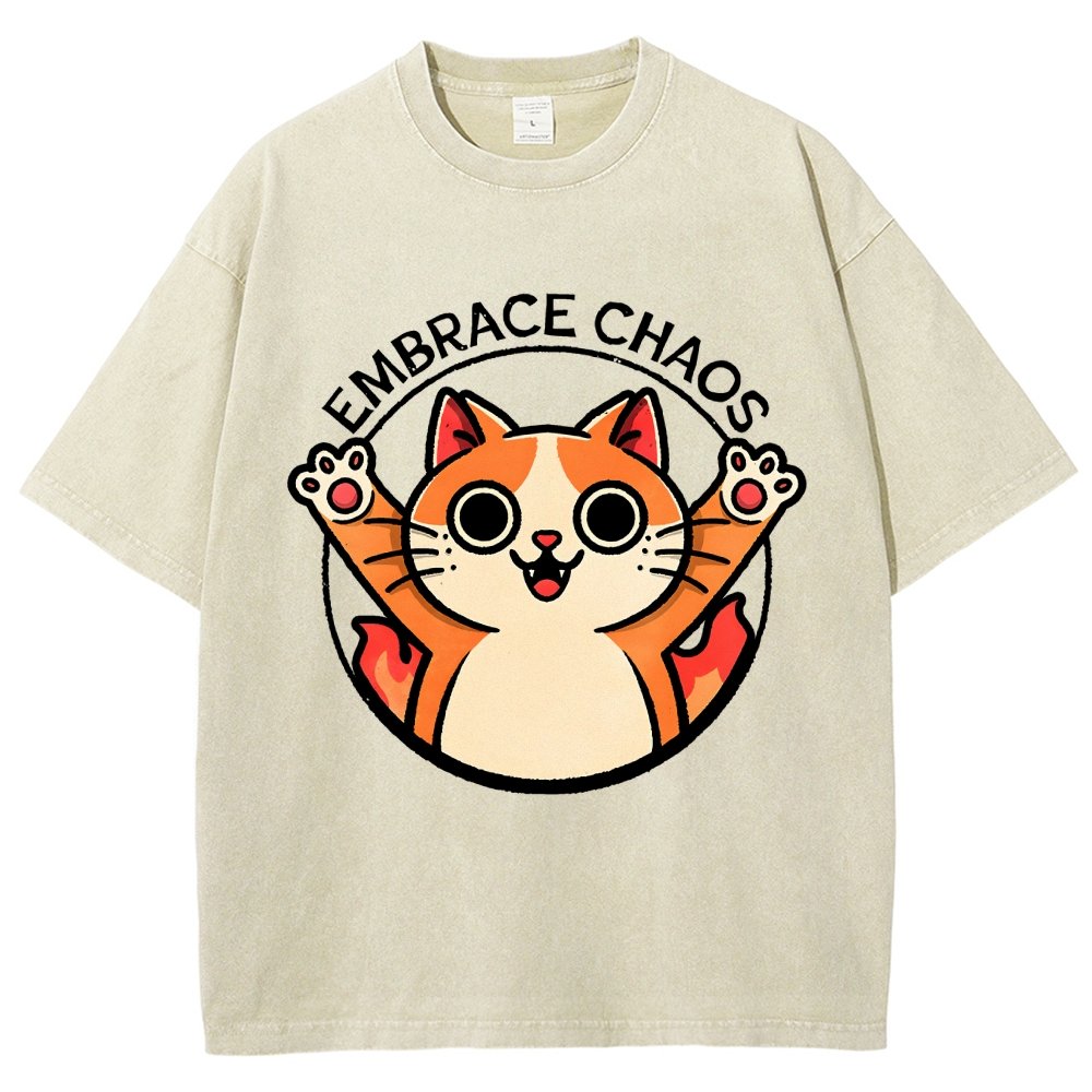 Embrace Chaos Vintage Distressed T-shirt