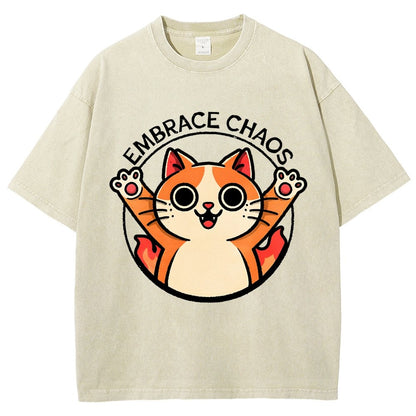 Embrace Chaos Vintage Distressed T-shirt