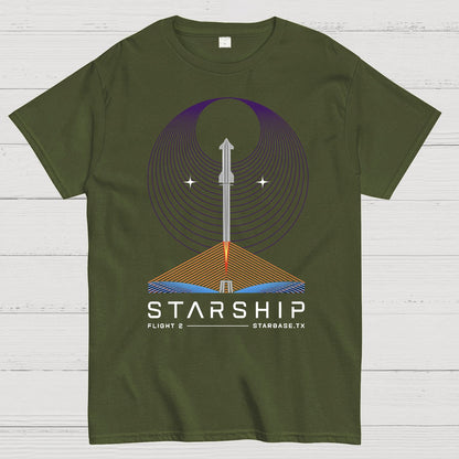 Starship Flight 2 Nerdy T-Shirt