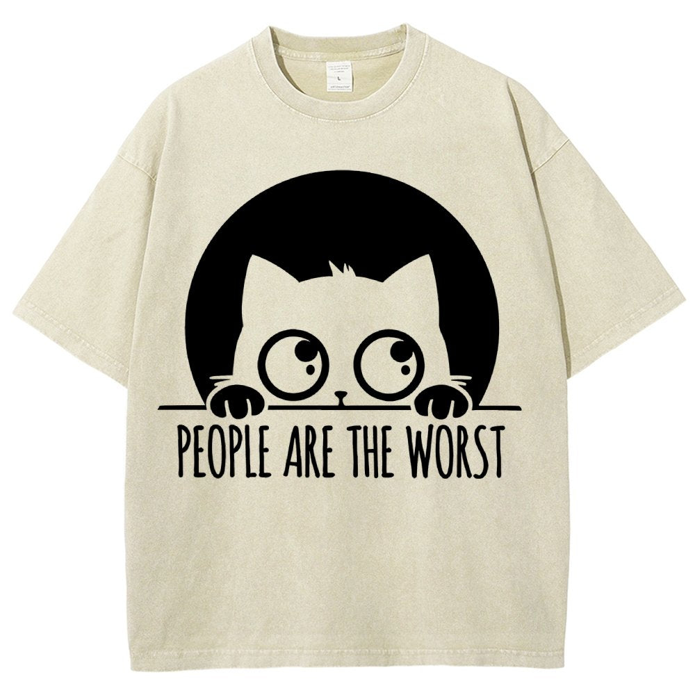 People Are The Worst Vintage Distressed T-shirt