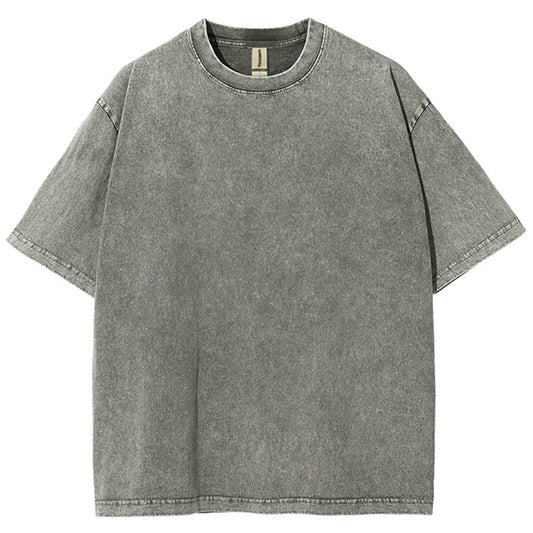 Last Battle of the Cosmic Conflict Back Print Washed T-Shirt
