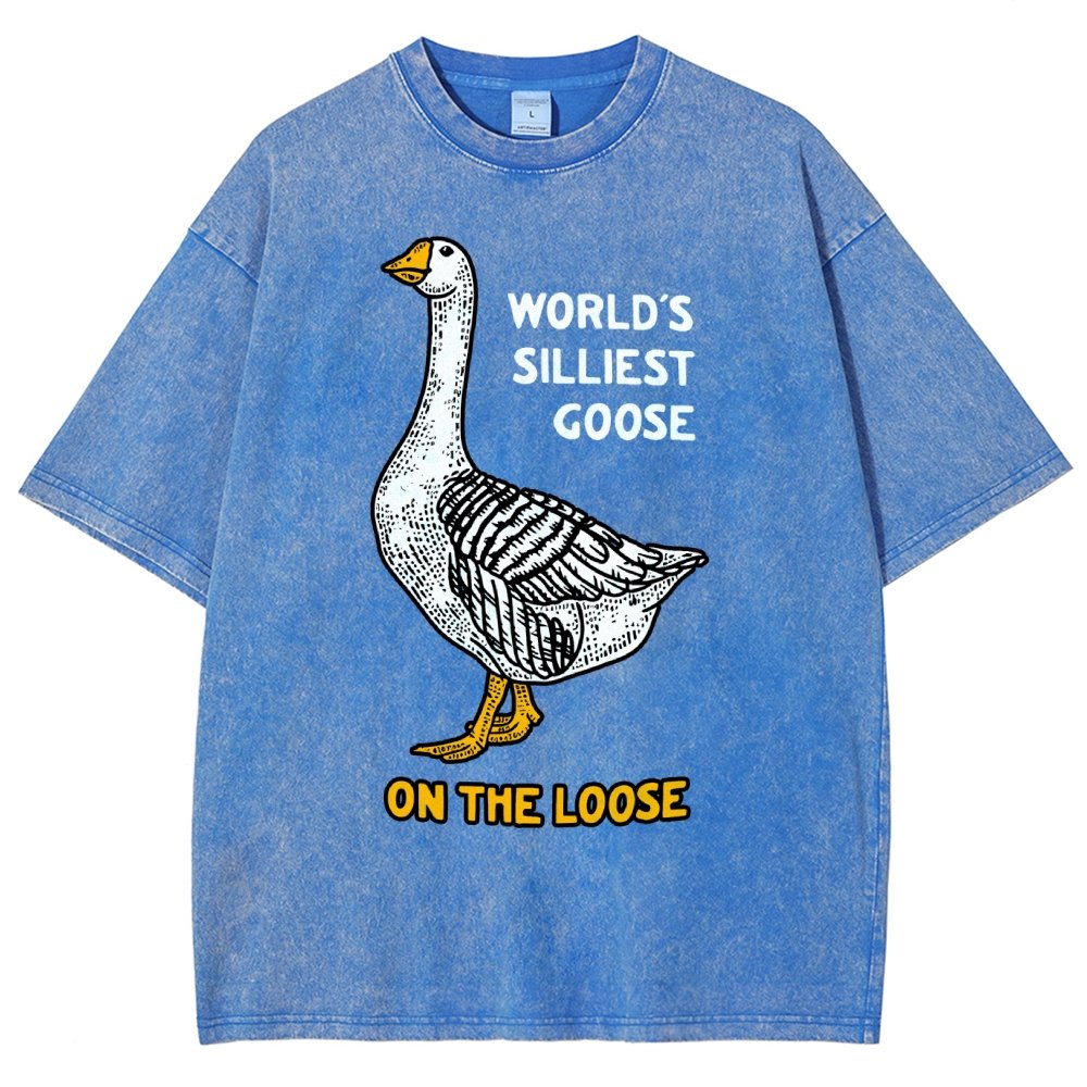 World's Silliest Goose Vintage Distressed T-shirt