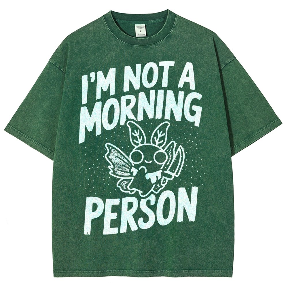 Not a Morning Bug Vintage Distressed T-shirt