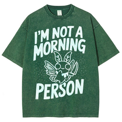 Not a Morning Bug Vintage Distressed T-shirt