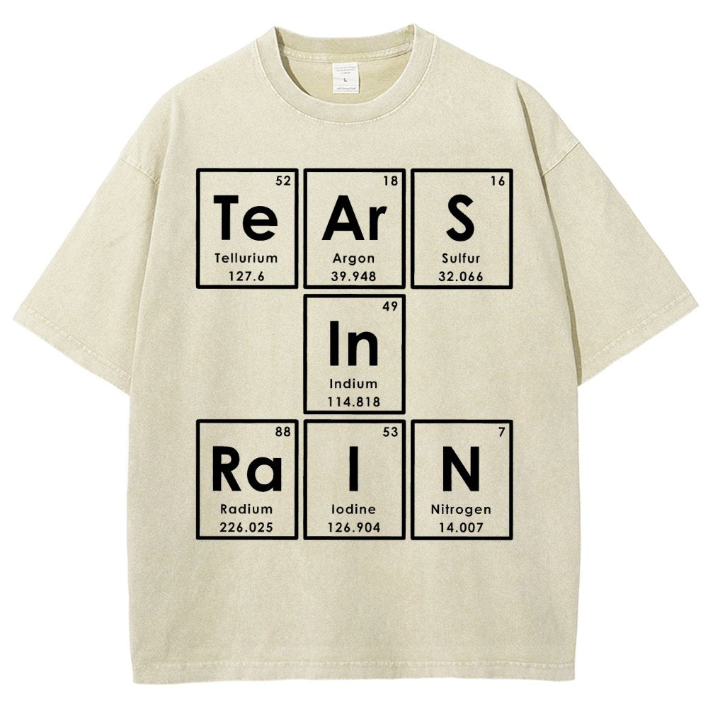 TeArS In RaIN Essential Vintage Distressed T-shirt