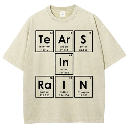 TeArS In RaIN Essential Vintage Distressed T-shirt