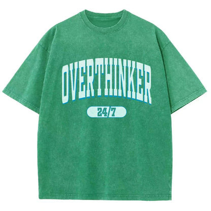 Overthinker All the time Vintage Distressed T-shirt
