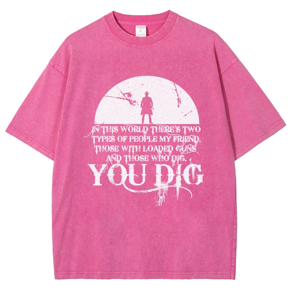 In This World There's Two Kinds Of People Vintage Distressed T-shirt