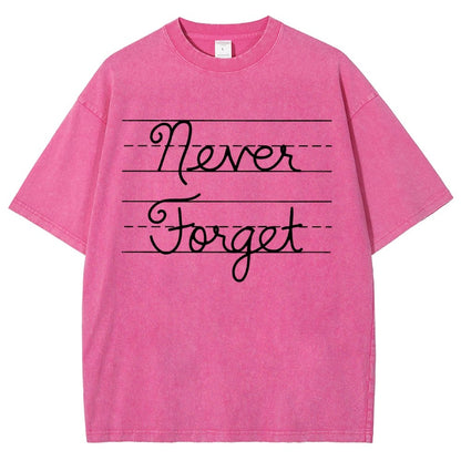 Cursive - Never Forget Vintage Distressed T-shirt
