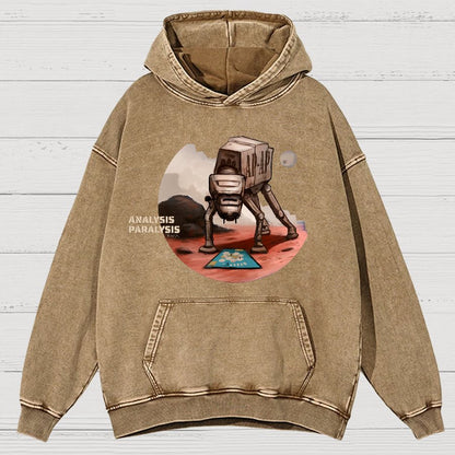 Board Game Analysis Paralysis Vintage Distressed Hoodie