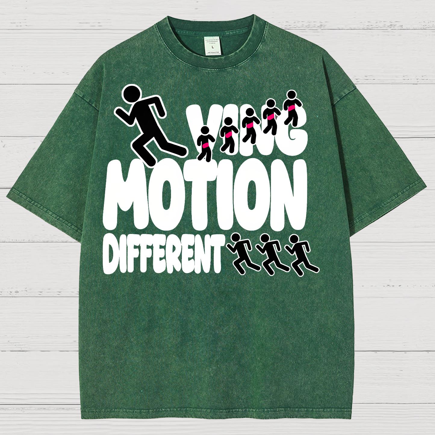 Ving Motion Different Funny Vintage Distressed T-shirt