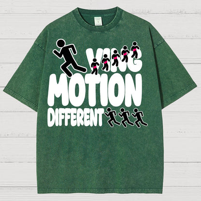 Ving Motion Different Funny Vintage Distressed T-shirt