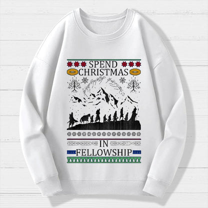 Spent Christmas in Group Geek Cotton Sweatshirt