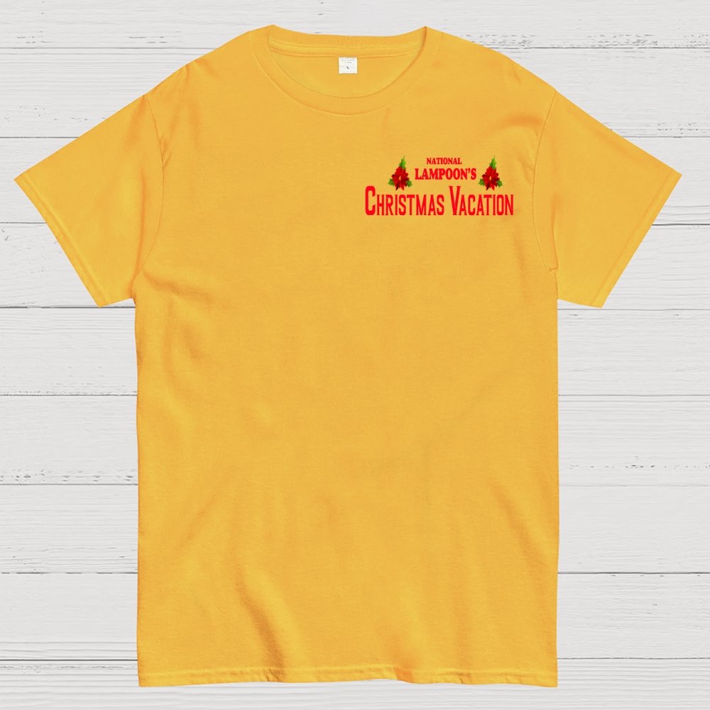 Holiday Vacation Quote Front And Back Printing Geek T-Shirt