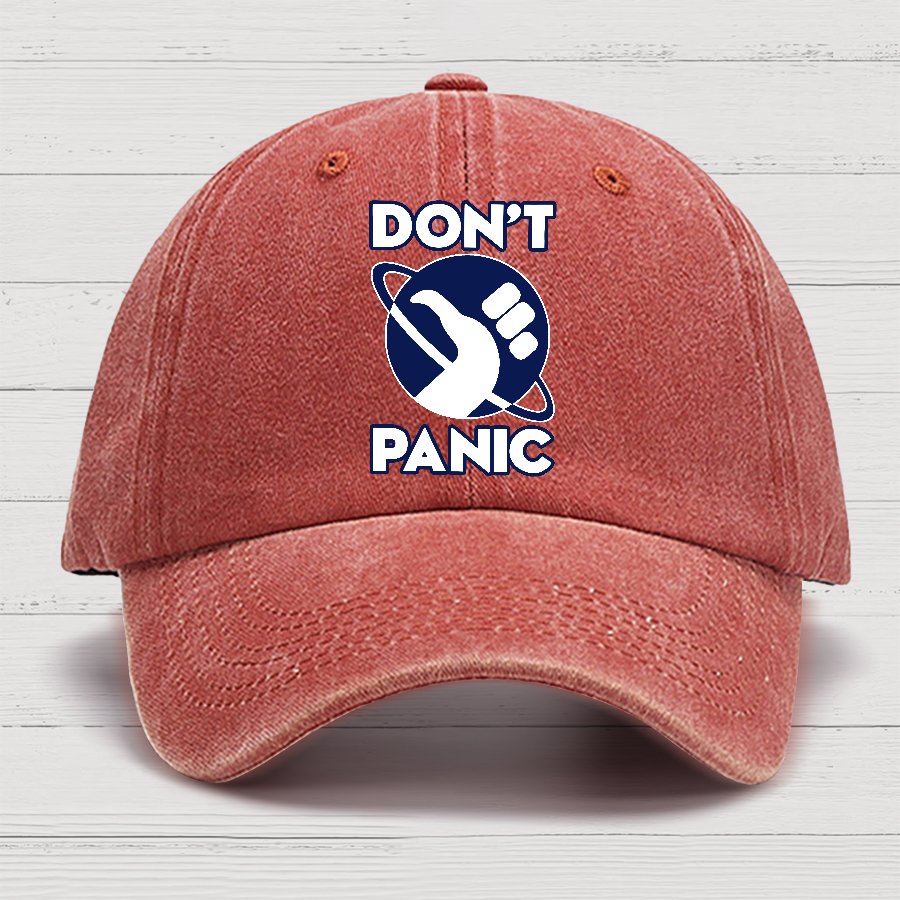 Don't Panic Cotton Hat
