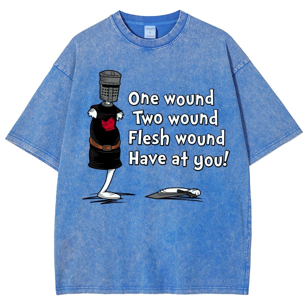 One Wound, Two Wound Essential Vintage Distressed T-shirt