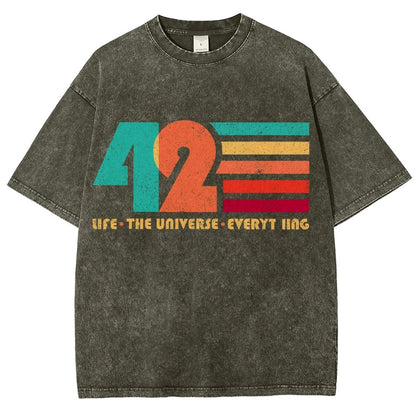 The Answer Is 42 Vintage Distressed T-shirt