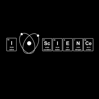 I Love Science Geeky T-Shirt