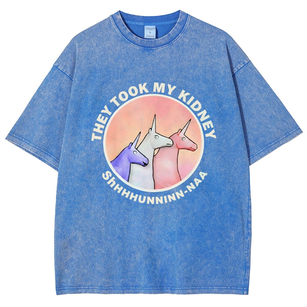 They Took My Kidney Vintage Distressed T-shirt