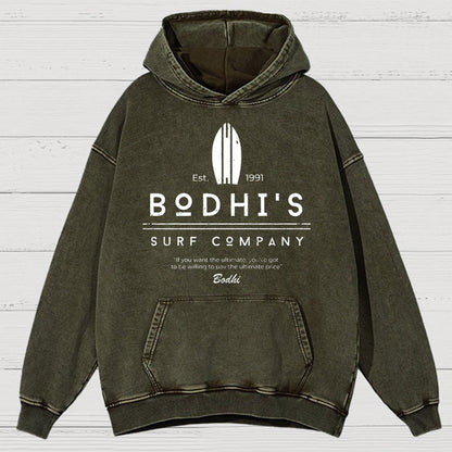 Bodhi's Surf Company Est. 1991 Vintage Distressed Hoodie
