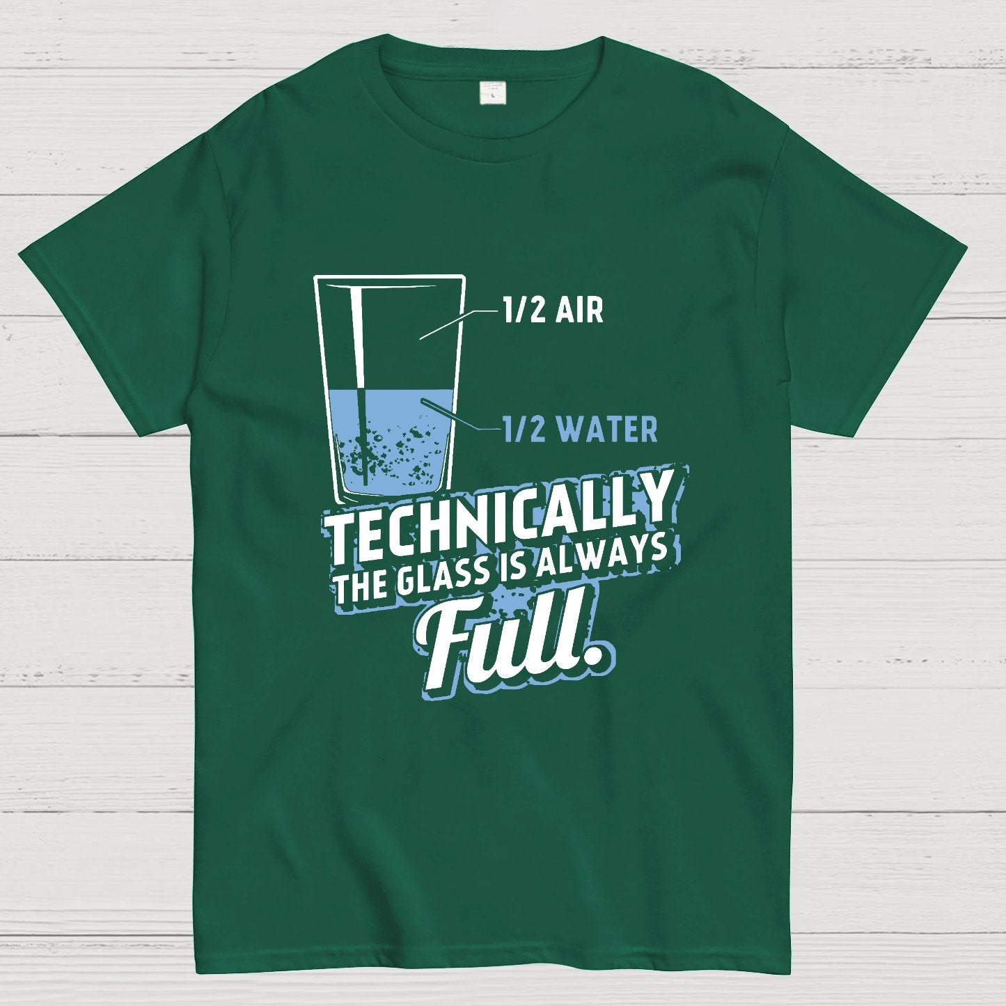 Technically the glass is always full Geeky T-Shirt