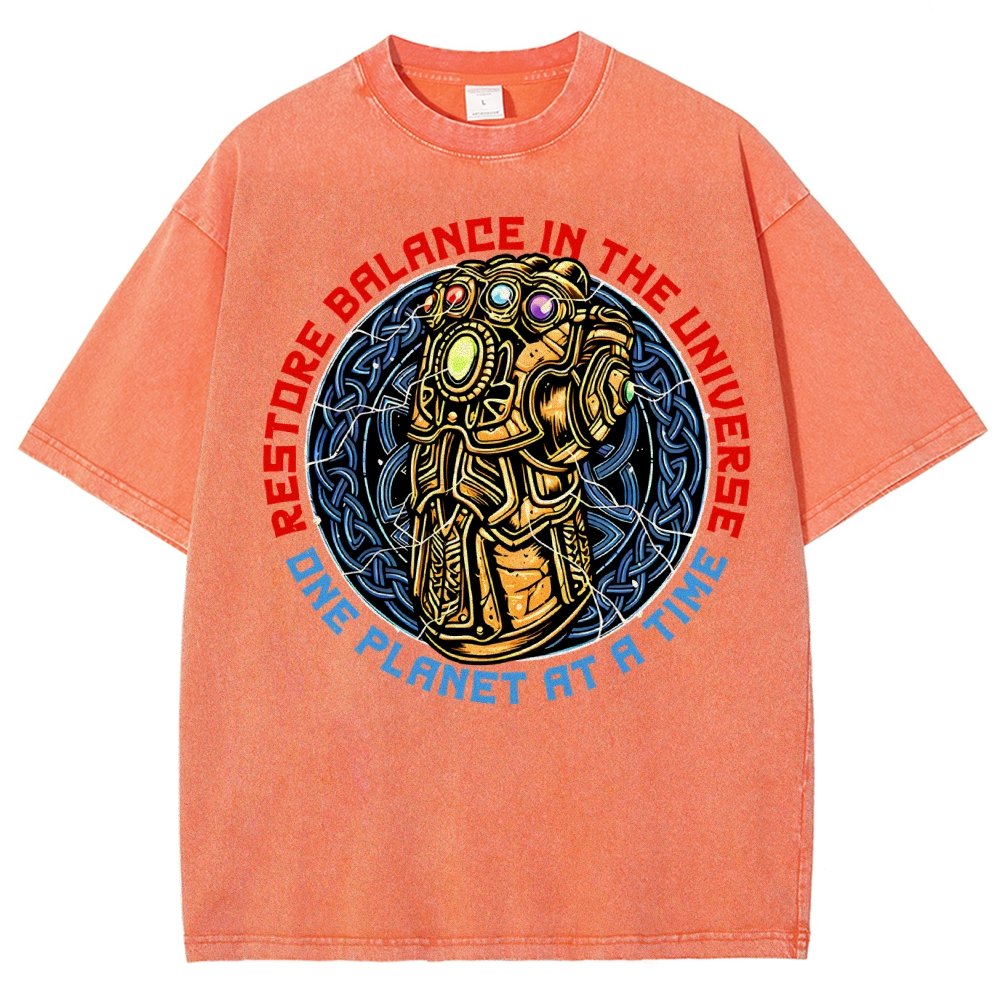 Restore Balance Vintage Distressed T-shirt