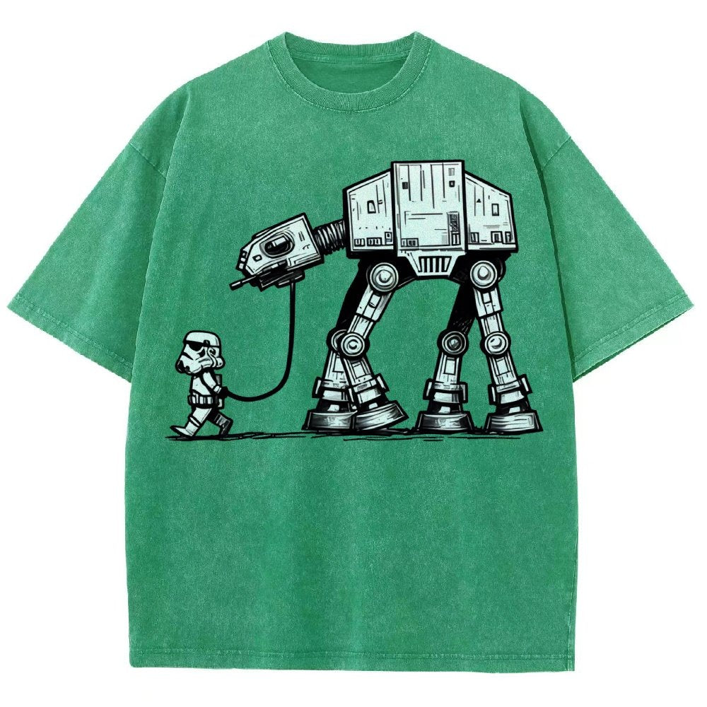 Empire Robot Dog - Galactic Skirmishes Vintage Distressed T-shirt