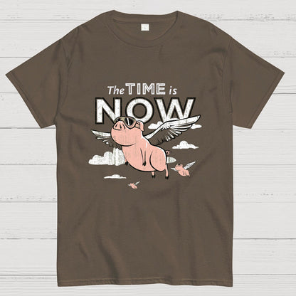 The Time Is Now Geeky T-Shirt
