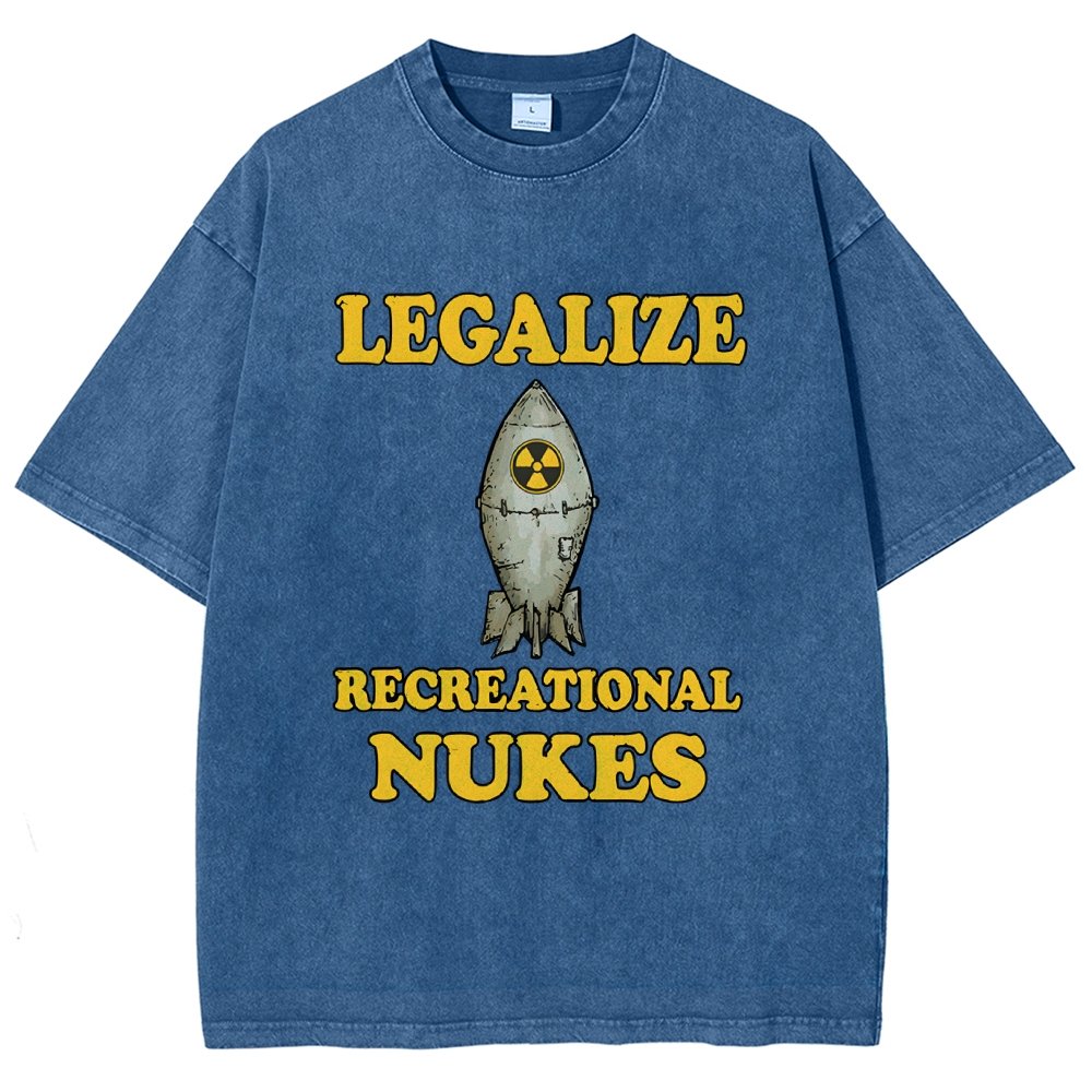 Legalize Recreational Nukes Vintage Distressed T-shirt