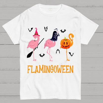 Halloween Flamingo Geek T-Shirt