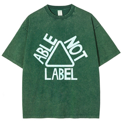 See the Able Not the Label Awareness Vintage Distressed T-shirt