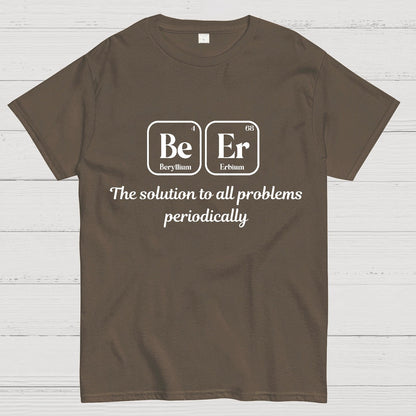 BeEr Periodic Table Chemistry Pun Geeky T-Shirt