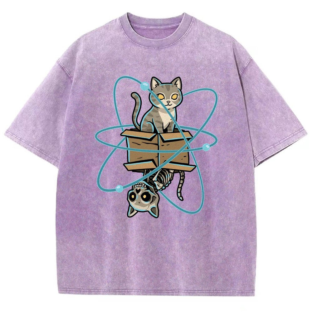 Schrodinger's Pet Vintage Distressed T-shirt