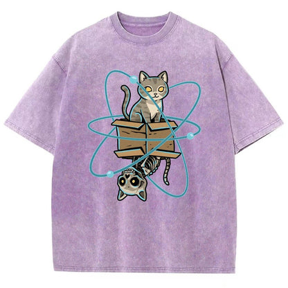 Schrodinger's Pet Vintage Distressed T-shirt