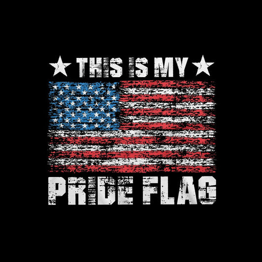 Men's Patriotic Shirt This Is My Pride Flag Geeky T-Shirt