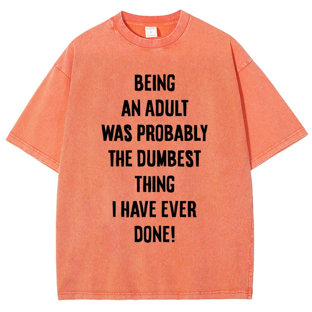 The Dumbest Thing Vintage Distressed T-shirt