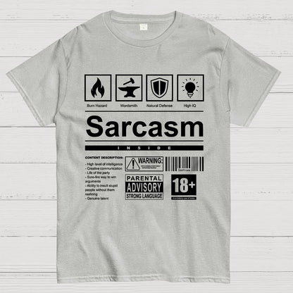 Sarcasm Label Geek T-Shirt