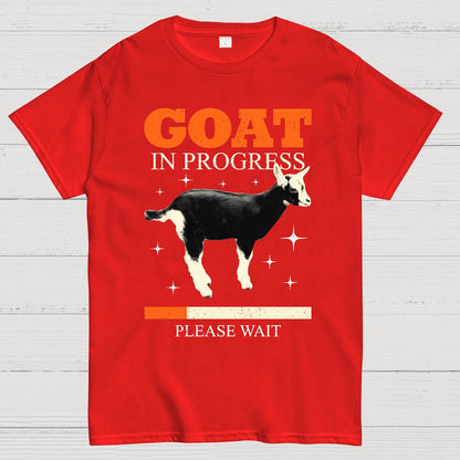Goat In Progress Geek T-Shirt