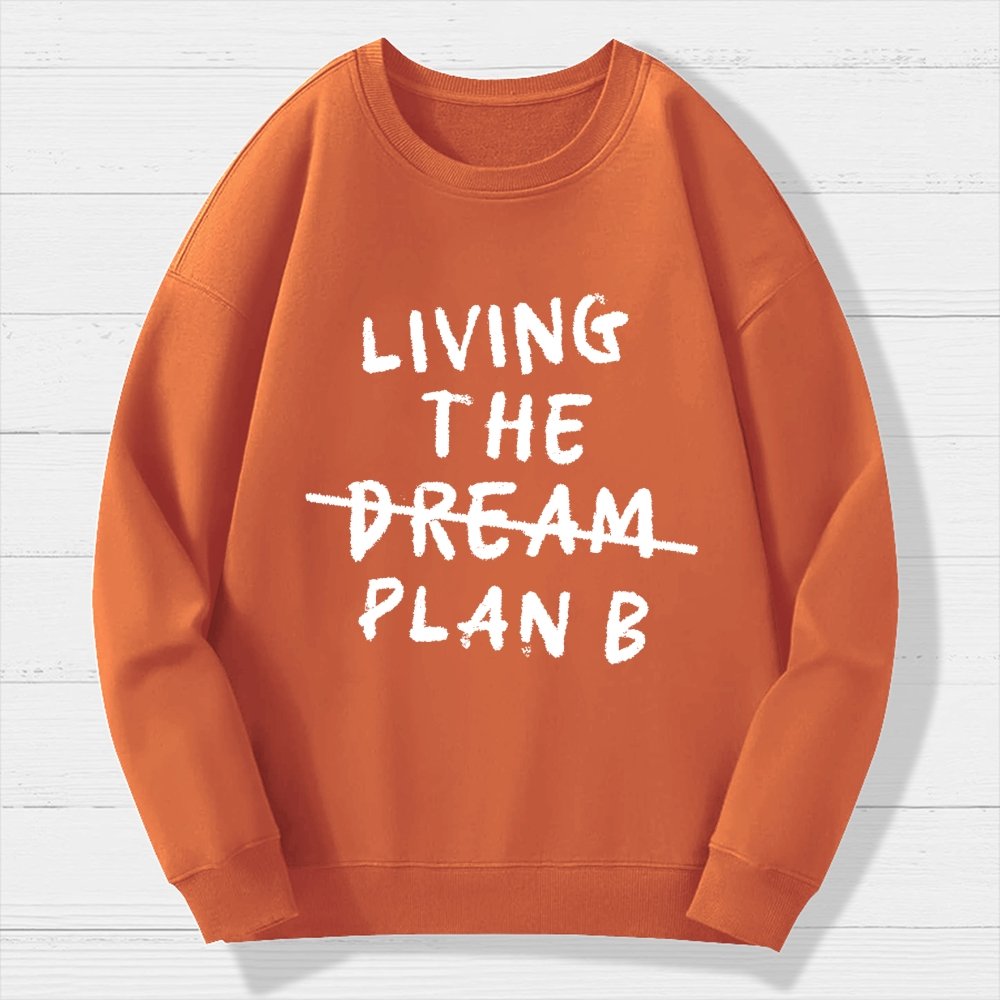 Living Plan B Geek Cotton Sweatshirt